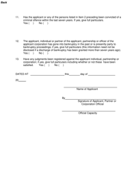 Application for Registration - Prince Edward Island, Canada, Page 3