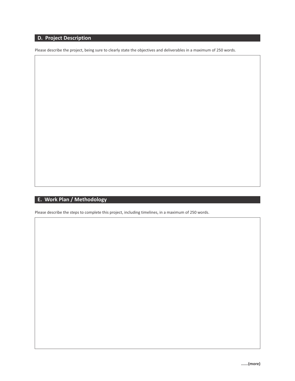 Form CSB24001 Fish and Wildlife Development Fund Funding Application Form - Saskatchewan, Canada, Page 2