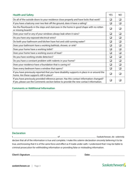 Mandatory or Change Report Form - Saskatchewan Supplement Programs - Saskatchewan, Canada, Page 3