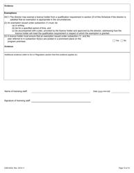 Form CDEV4032 Pre-school Program Inspection Report (Schedule 5 of the Child Care Licensing Regulation) - Alberta, Canada, Page 10
