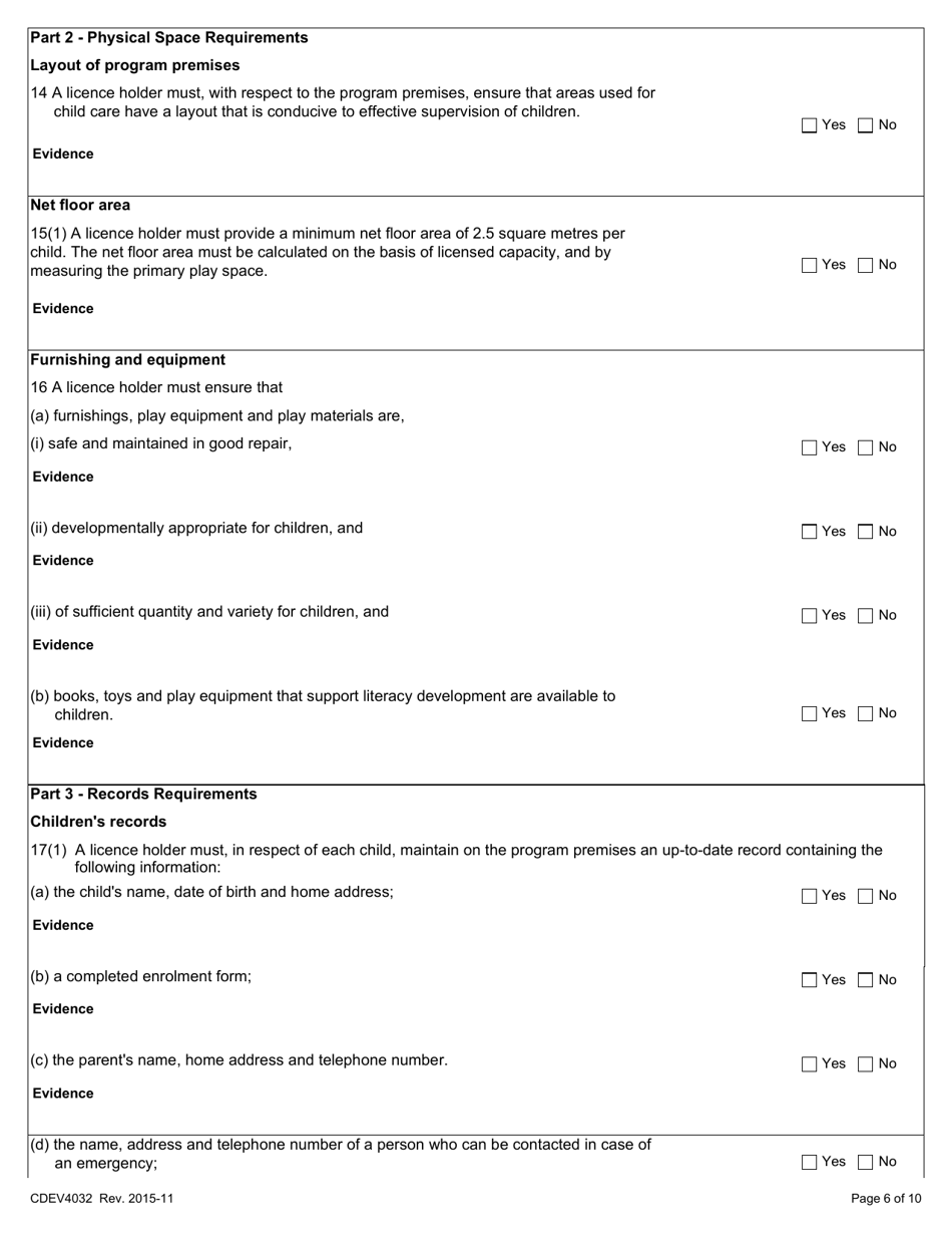 Form CDEV4032 - Fill Out, Sign Online and Download Fillable PDF ...