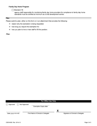 Form CDEV4028 Child Care Programs Staff Qualifications Exemption Request - Alberta, Canada, Page 2