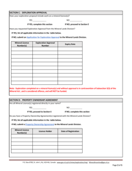 Form MDD-MIP-PA-RGA Prospectors Assistance Application Form - Regular Grant - Newfoundland and Labrador, Canada, Page 2