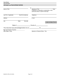 Form NHJB-2181-DPE Petition to Attach Without Notice - New Hampshire, Page 2