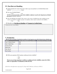 Aquatic Farmer License Application I - Molluscan Bivalve Shellfish Only - New Jersey, Page 5