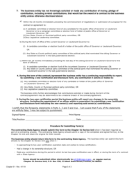 Two-Year Chapter 51/Executive Order 117 Vendor Certification and Disclosure of Political Contributions - New Jersey, Page 6