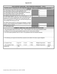 Form 10788 Appendix IX-C Child Support Guidelines - Sole Parenting Worksheet - New Jersey, Page 2