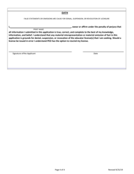 Application for New Mexico Alternative Licensure - New Mexico, Page 5
