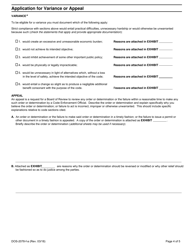 Form DOS-2078-F-A Application for Variance or Appeal - New York, Page 4
