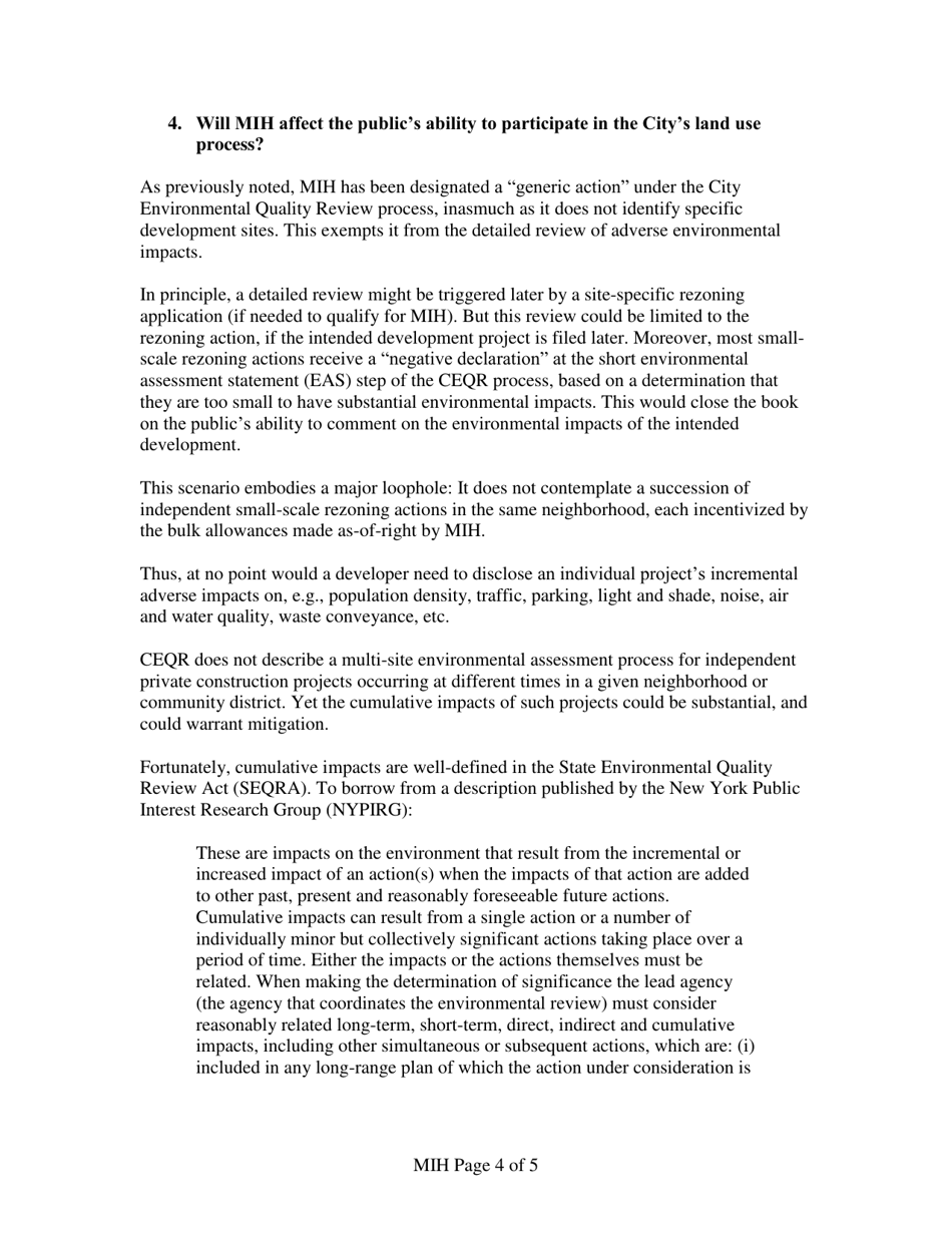 Community / Borough Board Recommendation - New York City, Page 5