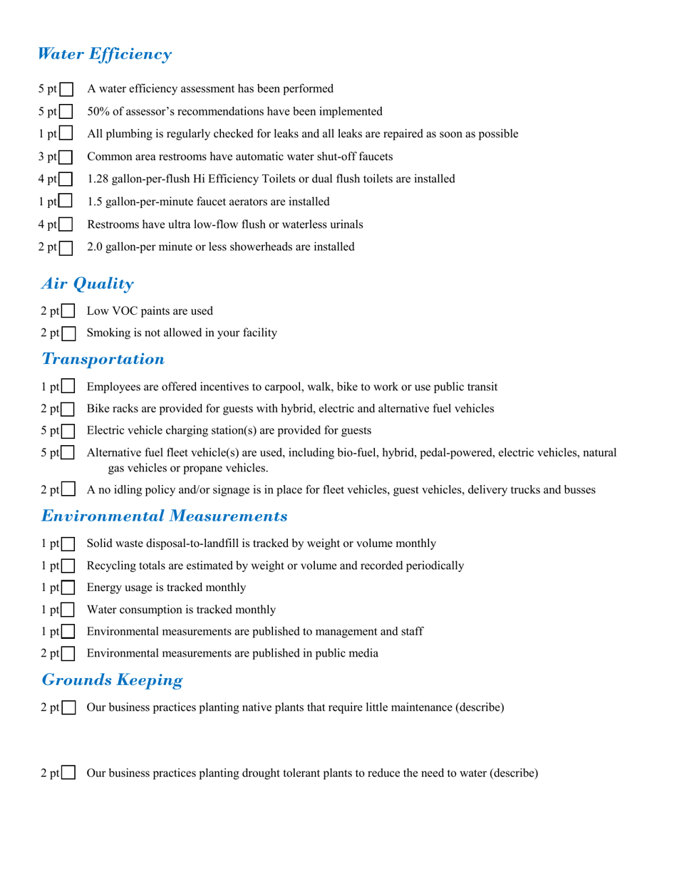 Bb Application - Nc Greentravel - North Carolina, Page 5
