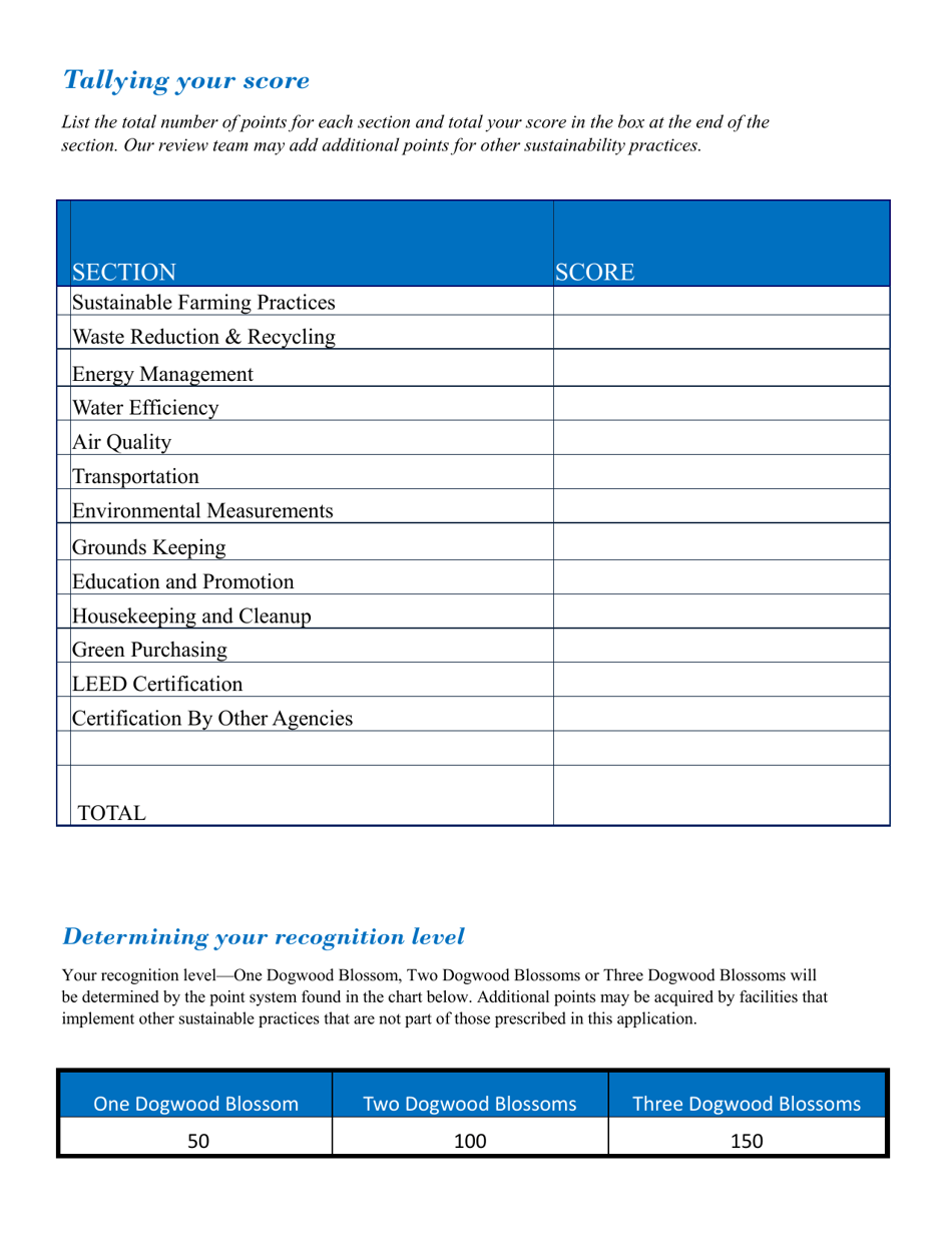 Sustainable Farms Application - Nc Greentravel - North Carolina, Page 9