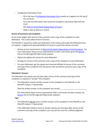 Starting a Civil Action Checklist - North Dakota, Page 3