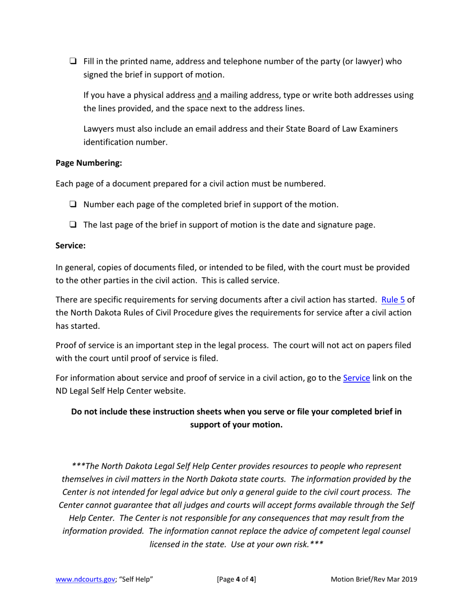 Brief in Support of Motion - North Dakota, Page 7