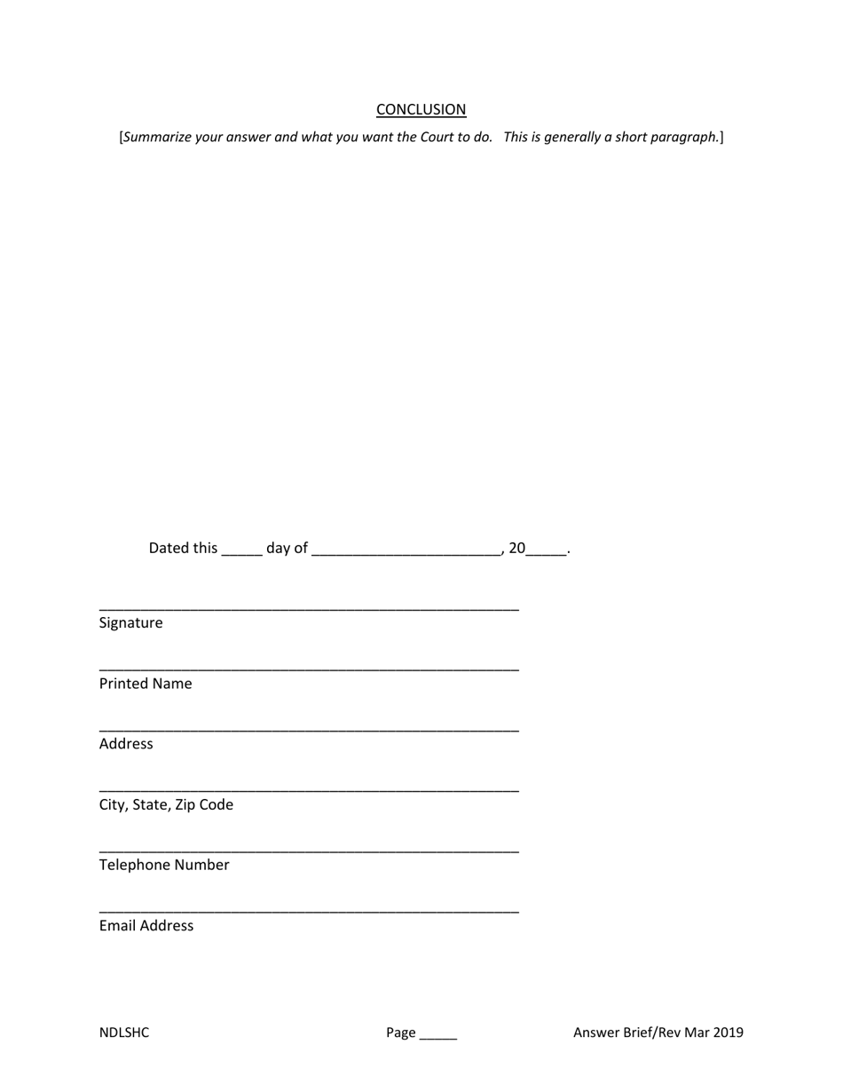 Answer Brief to Motion - North Dakota, Page 3