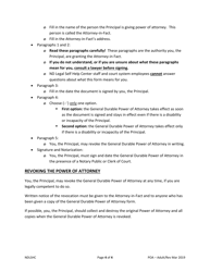 General Durable Power of Attorney - North Dakota, Page 4