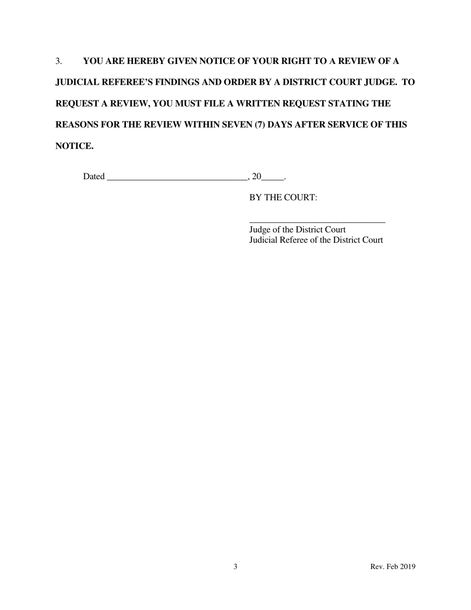 Order - Emergency Guardianship - North Dakota, Page 3