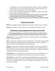 Instructions for Eviction Forms - North Dakota, Page 4