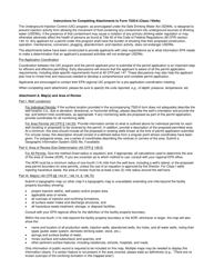 EPA Form 7520-6 Permit Application for a Class I Well, Page 4