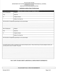 Application to Obtain a Class C on-Site License - Delaware, Page 3