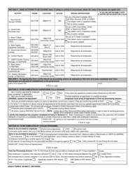 USAFA Form 9 Out Processing Checklist for Usafa Federal Employees, Page 2