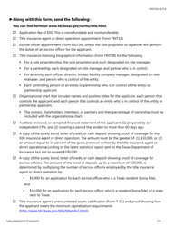 Form FINT143 Application for Title Insurance Agent or Direct Operation License - Texas, Page 2