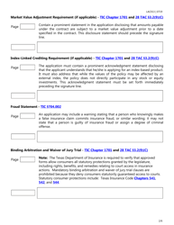 Form LAC013 Annuity and Life Applications Checklist - Texas, Page 2