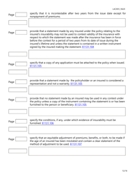 Form LAC005 Group Life Insurance Checklist - Texas, Page 12