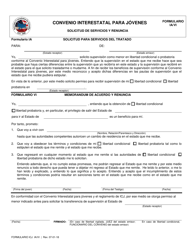 Document preview: ICJ Formulario IA/VI Solicitud De Servicios Y Renuncia (Spanish)