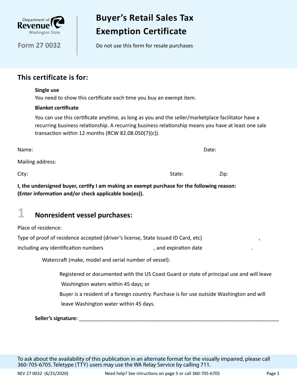 Form REV27 0032 Fill Out Sign Online And Download Fillable PDF 