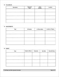 Form PSRS-1012 Vital Papers and Other Important Information - Pennsylvania, Page 4