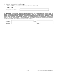 DEQ-WATER Form SWGP-VAR-05-RS General Permit for Stormwater Discharges Associated With Industrial Activity (Var05) Registration Statement - Virginia, Page 4