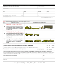Application for Military Cdl Skills Test Waiver, Page 2