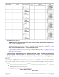 Form A406-01CCR-VS3 Criminal Conviction Reporting Form - Virginia, Page 2