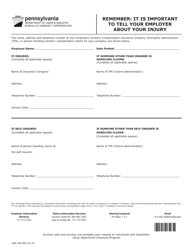 Document preview: Form LIBC-500 Workers' Compensation Insurance Posting Notice - Pennsylvania