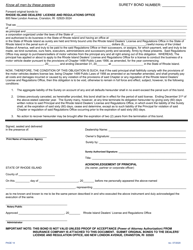 Application for Motor Vehicle Dealer&#039;s License - Rhode Island, Page 14
