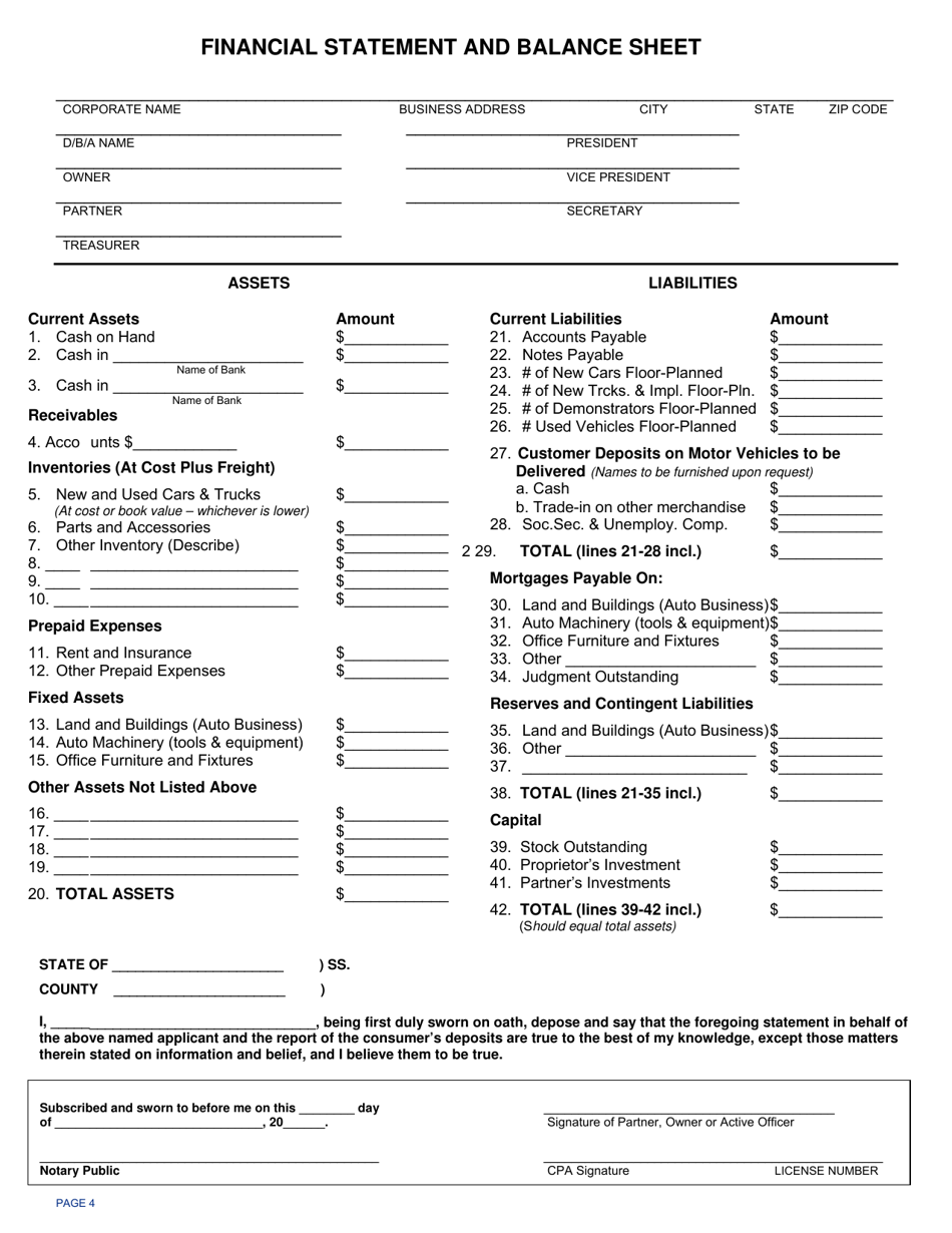 Rhode Island Application for Motor Vehicle Dealer's License Fill Out
