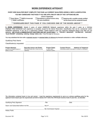 Form 165 General &amp; Mechanical Contractor&#039;s License - Initial Application - South Carolina, Page 7