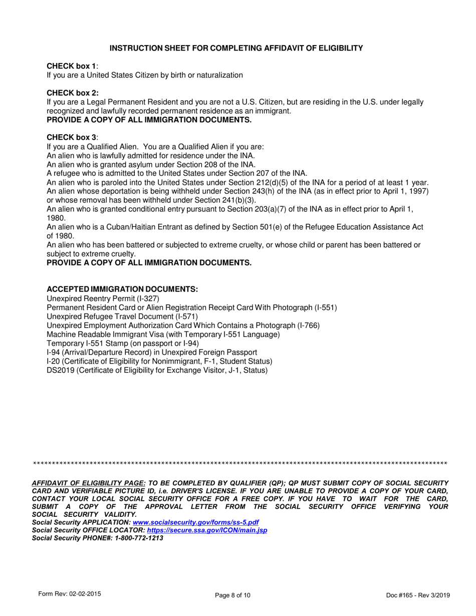 Form 165 General  Mechanical Contractors License - Initial Application - South Carolina, Page 8