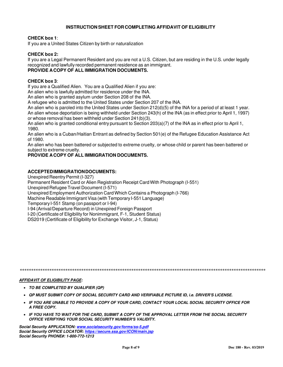 Form 180 General  Mechanical Contractors - Revision Application - South Carolina, Page 8