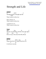 Document preview: Jonathan Stockstill - Strength and Life Chord Chart