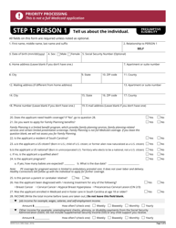 DHHS Form 3402 Presumptive Eligibility Application - South Carolina, Page 3
