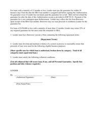 Authorization (SBA Express/Export Express Loan), Page 2