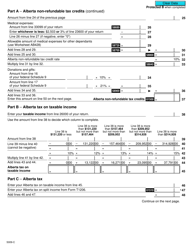 Form AB428 (5009-C) Alberta Tax and Credits - Canada, Page 2