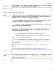 Form LAC018 Index-Linked Crediting Features Checklist - Texas, Page 2