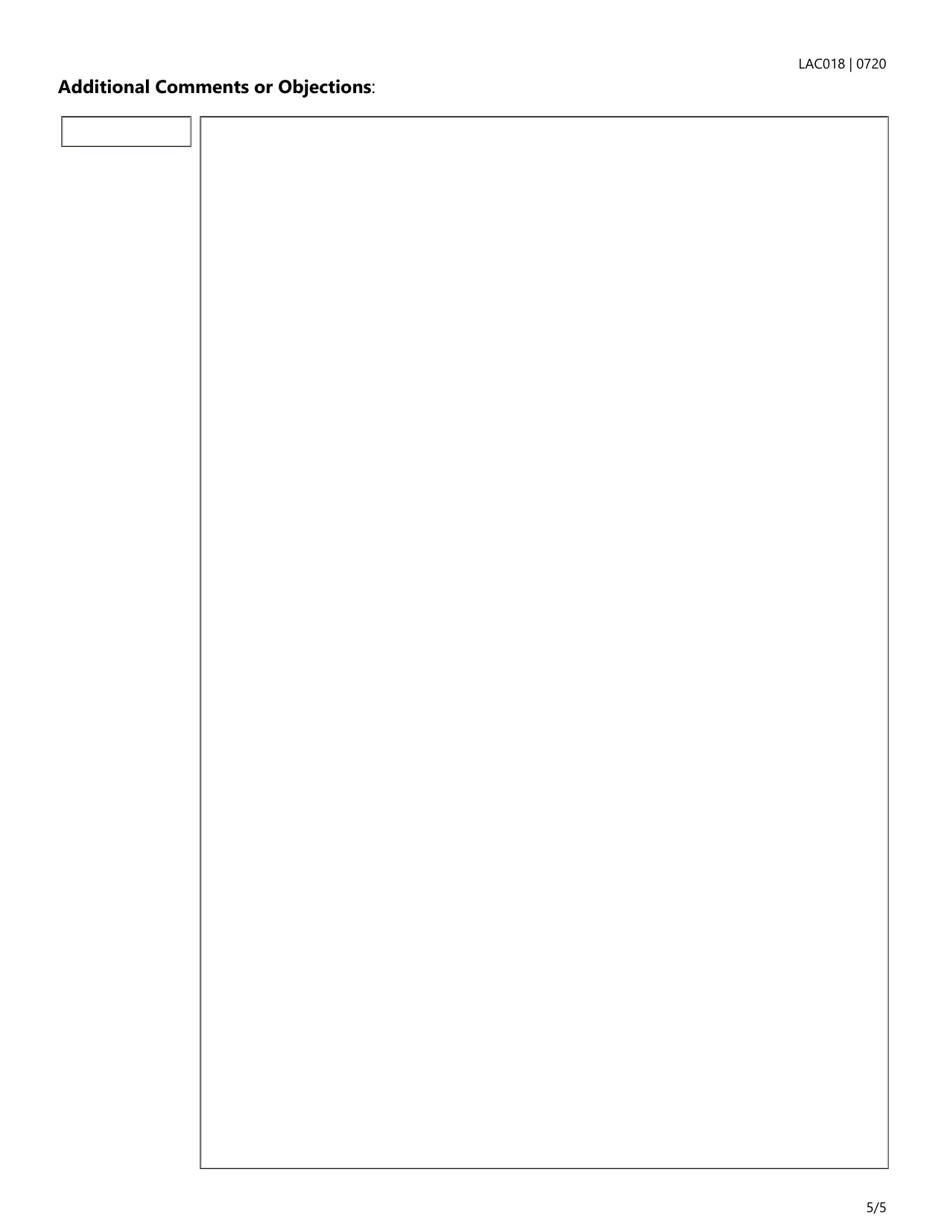 Form LAC018 Index-Linked Crediting Features Checklist - Texas, Page 5