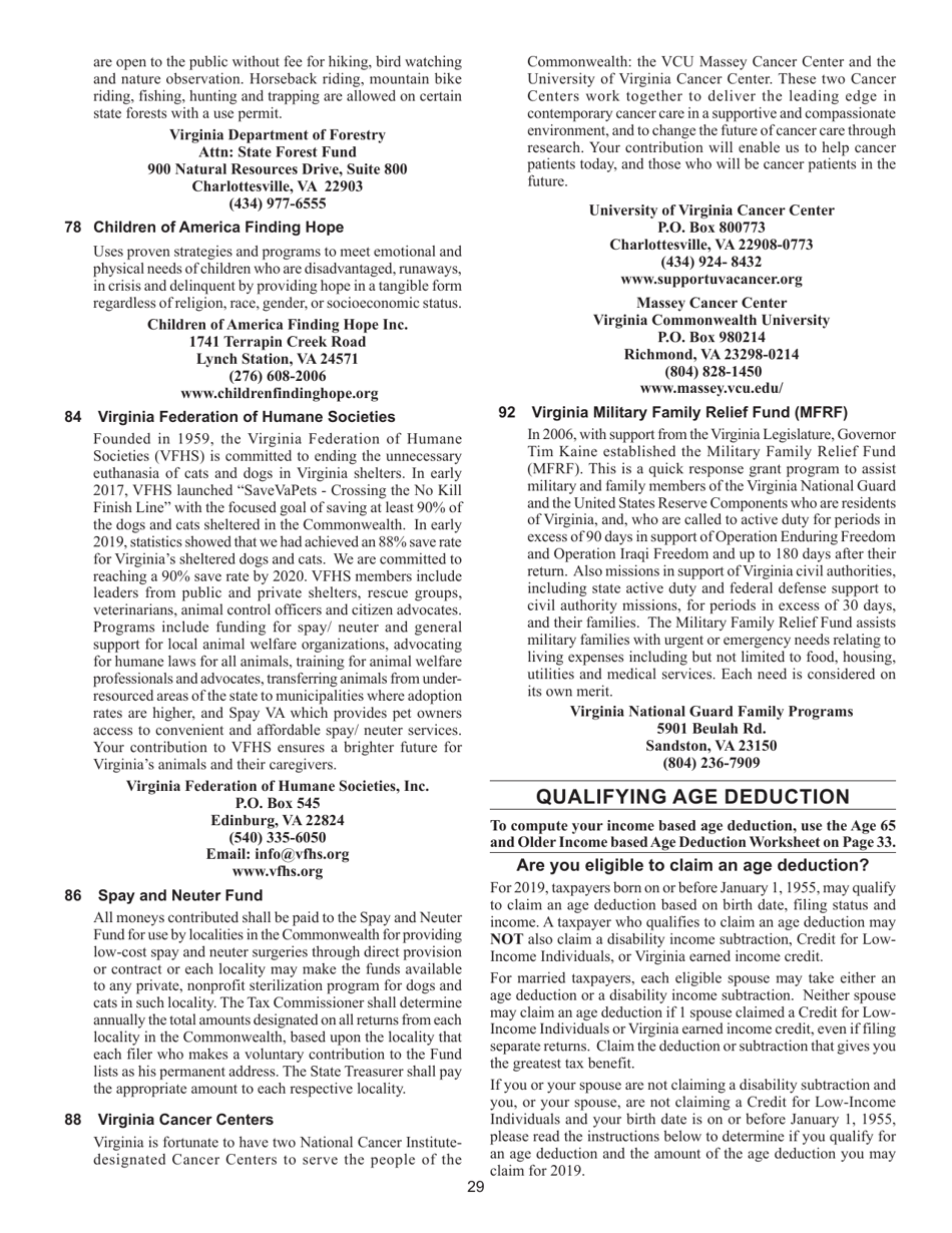 Instructions for Form 760PY Virginia Part-Year Resident Income Tax Return - Virginia, Page 35