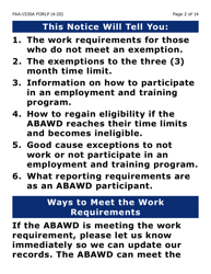 Form FAA-1530A-LP Abawd Participation and Referral Notice (Large Print) - Arizona, Page 2
