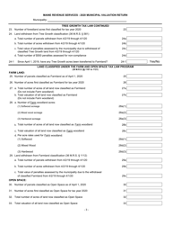 Municipal Valuation Return - Maine, Page 4