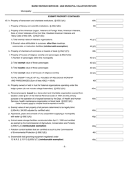 Municipal Valuation Return - Maine, Page 6